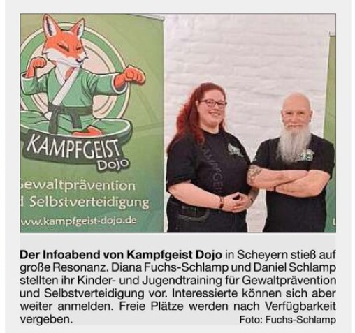 Der Infoabend von Kampfgeist Dojo - Pressemitteilungen des Pfaffenhofener Kuriers