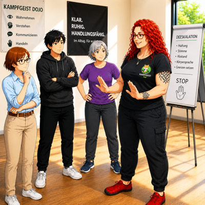 Die Trainings des Kampfgeist Dojo Scheyern sind bewusst einfach gehalten.