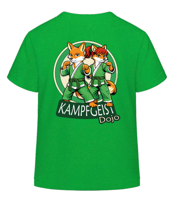 KG-TS-AA-E-GRUEN Kampfgeist Dojo T-Shirt, für Jugendliche und Erwachsene