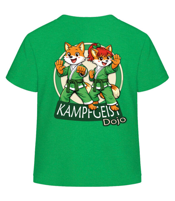 KG-TS-YY-K-GRUEN Kampfgeist Dojo T-Shirt für Kinder