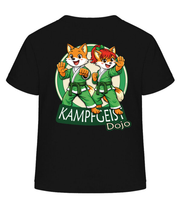 KG-TS-YY-K-SCHW Kampfgeist Dojo T-Shirt für Kinder