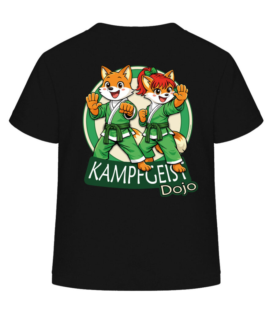 Kampfgeist Dojo T-Shirt für Kinder