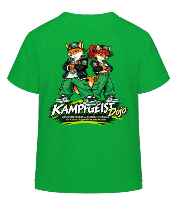 KG-TS-YY-STREET-01-E-GRUEN Kampfgeist Dojo Streetstyle T-Shirt für Teens und Erwachsene