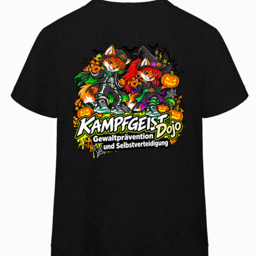 Kampfgeist Dojo Halloween T-Shirt für Teens und Erwachsene