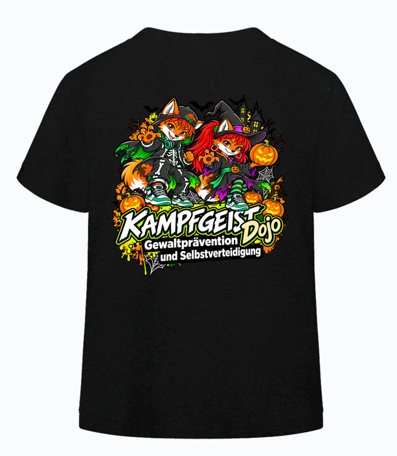 Kampfgeist Dojo Halloween T-Shirt für Teens und Erwachsene