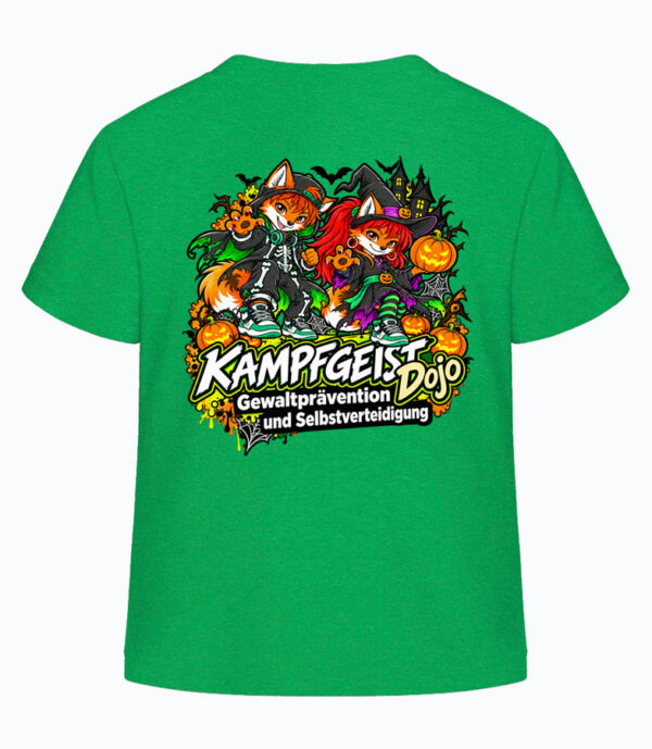 KG-TS-HALLOWEEN-K-GREEN Kampfgeist Dojo Halloween T-Shirt Kids