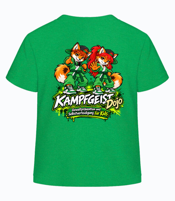 KG-TS-YY-STREET-02-K-GREEN Kampfgeist Dojo Street Devence T-Shirt Kids
